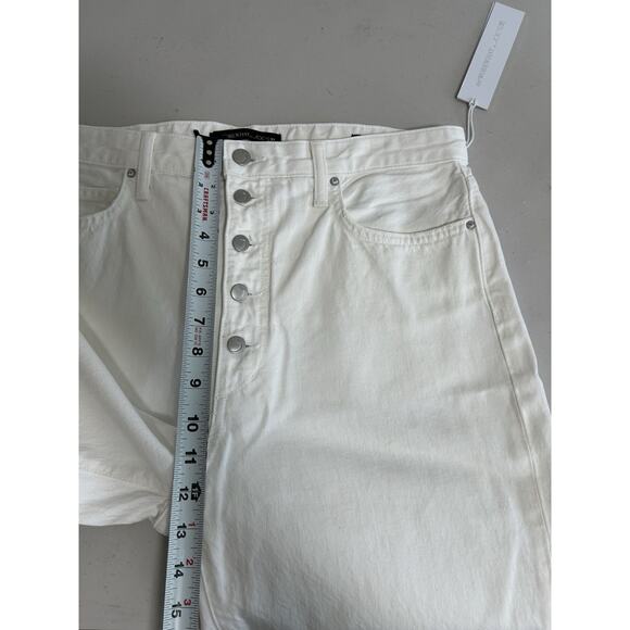 Joe's X Weworewhat The Danielle High Waist Slim Jeans, Size 32 - White - Picture 8 of 11